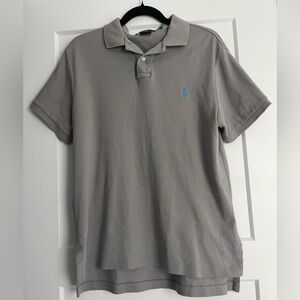 Polo Ralph‎ Lauren Men's Taupe Polo Shirt, Medium